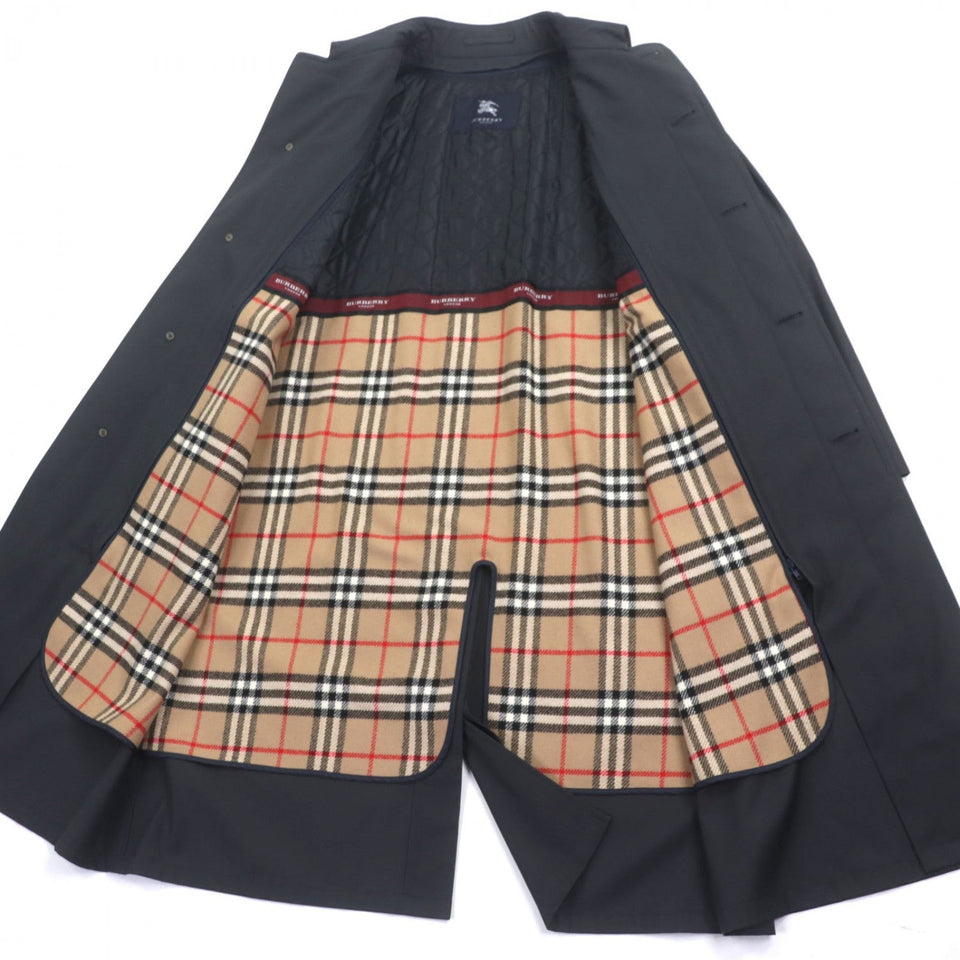 Burberry LONDON Stainless collar coat cotton Charcoal gray L