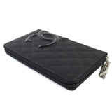 Chanel COCO Mark Round Zip Wallet Organizer