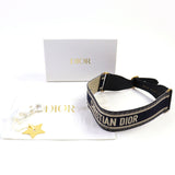 Christian Dior Embroidery Canvas Belt