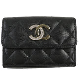 Chanel COCO Mark Matelasse Caviar Wallet