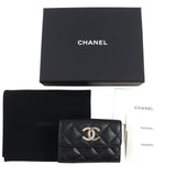 Chanel COCO Mark Matelasse Caviar Wallet