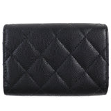 Chanel COCO Mark Matelasse Caviar Wallet