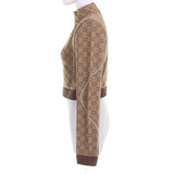 Gucci tops 715524 Nylon Brown M