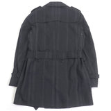 Burberry LONDON trench coat wool charcoal LL