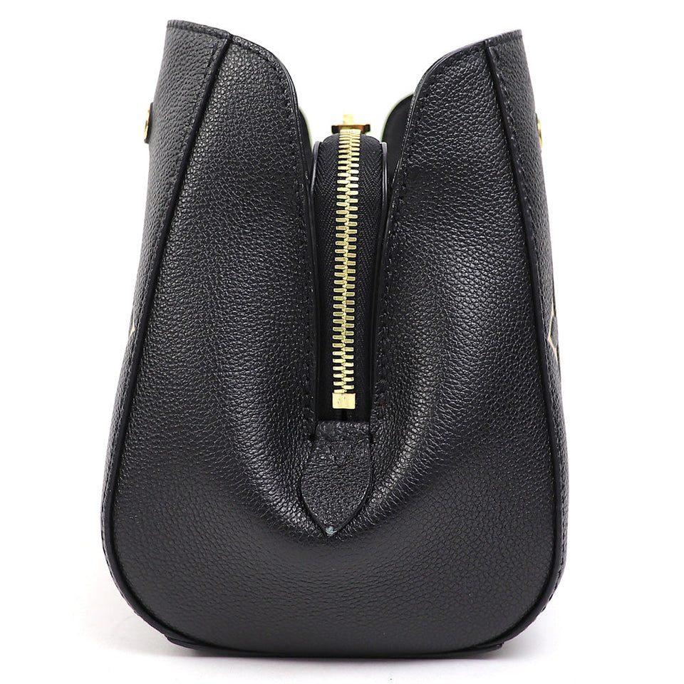 Louis Vuitton Montaigne BB Bicolor Giant Monogram Implant Leather Shoulder Bag