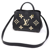 Louis Vuitton Montaigne BB Bicolor Giant Monogram Implant Leather Shoulder Bag
