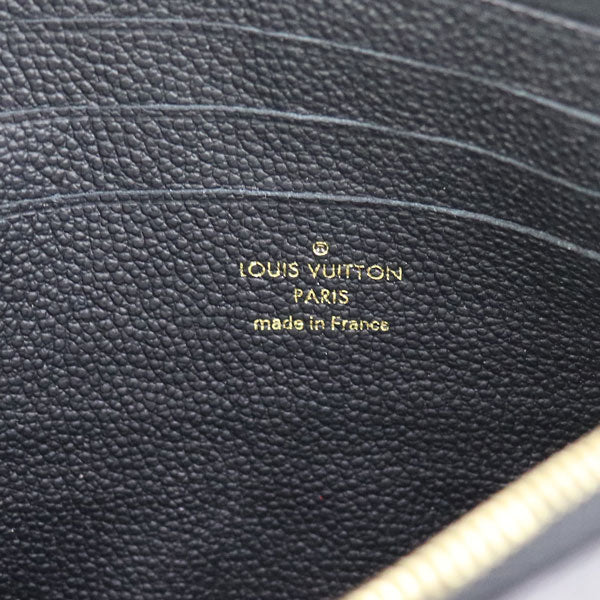 Louis Vuitton Pochette Melanie MM Monogram Implant Noir Clutch Bag