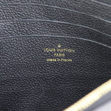 Louis Vuitton Pochette Melanie MM Monogram Implant Noir Clutch Bag
