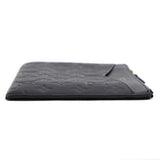 Louis Vuitton Pochette Melanie MM Monogram Implant Noir Clutch Bag