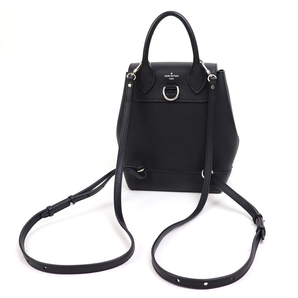 Louis Vuitton Lock Me Mini Backpack Noir Taurillon Calfskin Leather