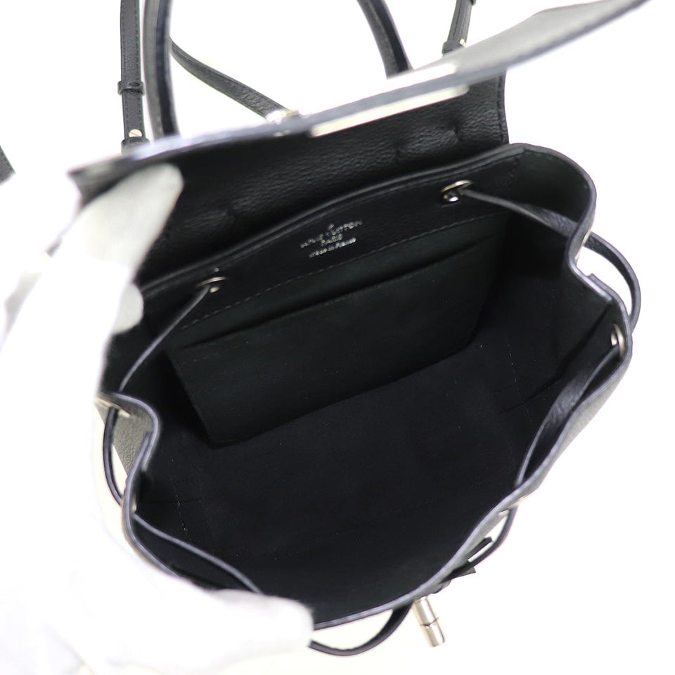 Louis Vuitton Lock Me Mini Backpack Noir Taurillon Calfskin Leather