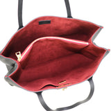 Louis Vuitton Lock Me Shopper Tote Bag Noir Grain Calfskin Leather