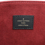 Louis Vuitton Lock Me Shopper Tote Bag Noir Grain Calfskin Leather