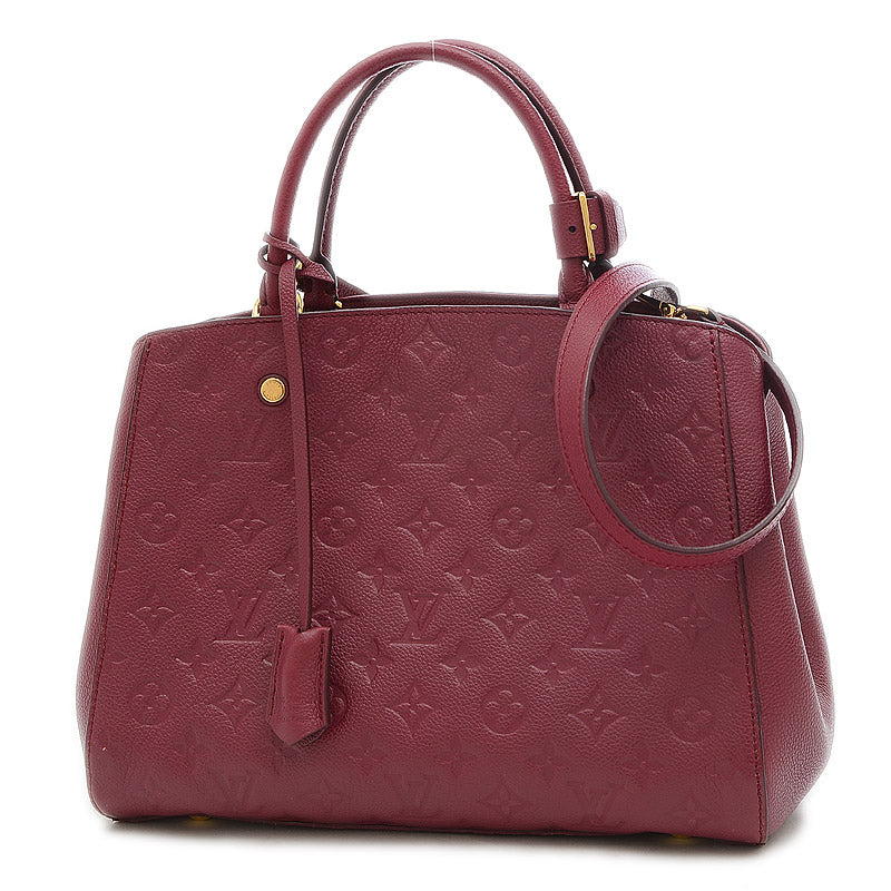 Louis Vuitton Monogram Emplant Montaigne MM 2Way Shoulder Bag