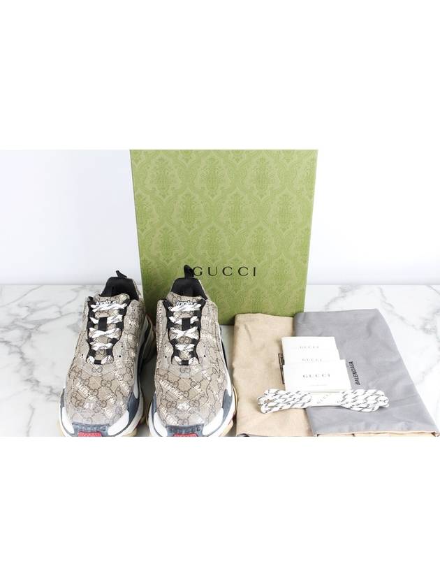 Gucci Luxury Balenciaga Trending 2025 Hacker Triple S Ebony 41 260