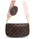 Louis Vuitton Multi Pochette Accessoires Monogram Brown Shoulder Bag