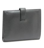 Hermes Bearn Compact Epson Black Wallet Z Engraved