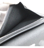 Hermes Bearn Compact Epson Black Wallet Z Engraved