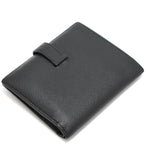 Hermes Bearn Compact Epson Black Wallet Z Engraved