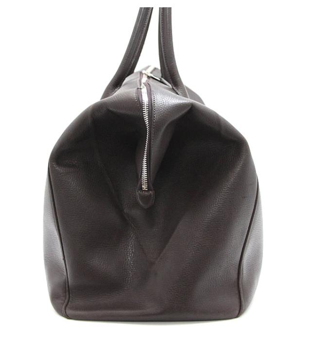 Hermes Paris Ribbon Bay 50 Boston Bag Brown J Engraved