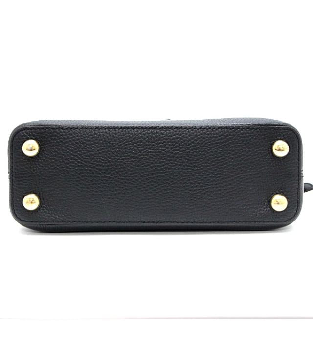 Louis Vuitton Capucine BB 2way Shoulder Bag Leather Black