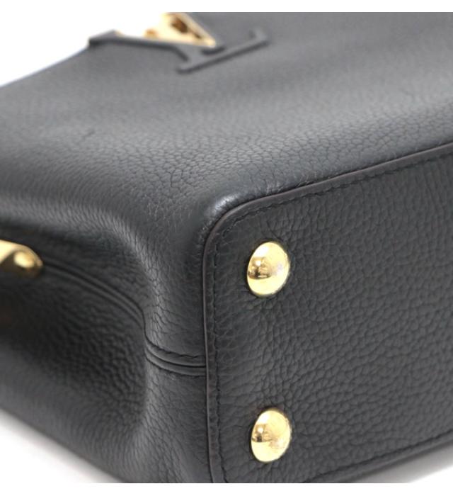 Louis Vuitton Capucine BB 2way Shoulder Bag Leather Black