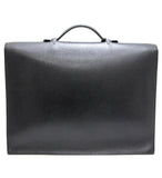 Hermes Sac Adépeche 38 Ardennes Black Briefcase Bag □C Engraved