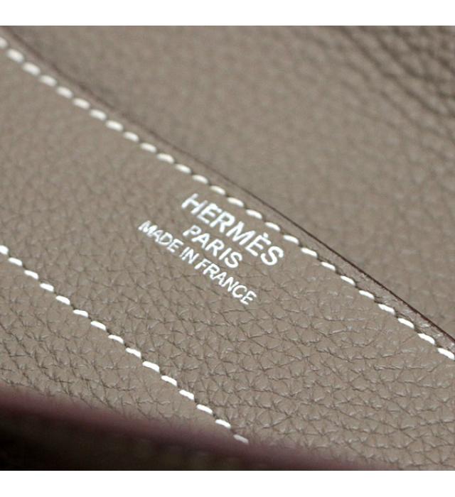 Hermes Sac Adépeche 41 Etoupe Briefcase Bag □o Engraved