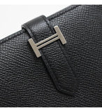 Hermes Bearn Compact Epson Black Wallet U Engraved