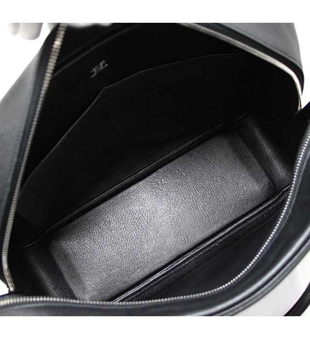 Hermes Plume 32 Handbag Vaux Epsom Black □J Stamp