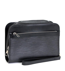 Louis Vuitton Osh Handbag Epi Leather Black