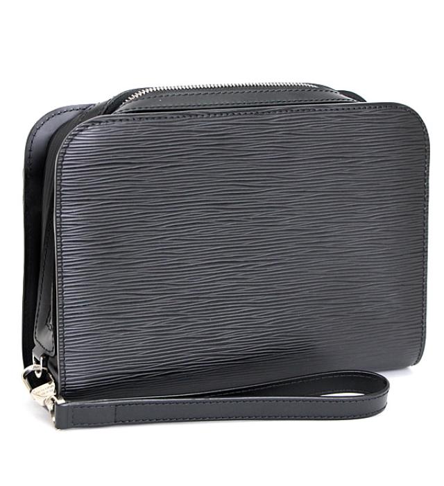 Louis Vuitton Osh Handbag Epi Leather Black