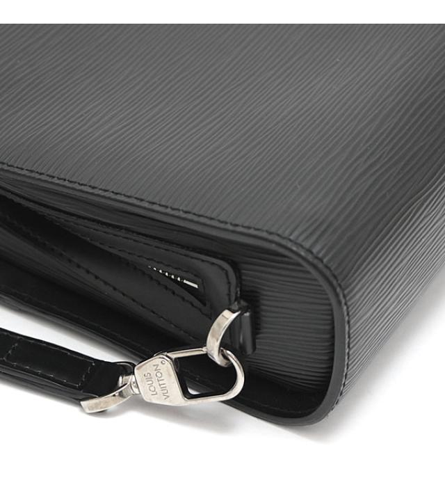 Louis Vuitton Osh Handbag Epi Leather Black