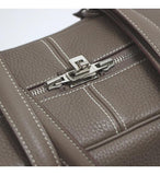 Hermes Victoria 35 Taurillon Clemence Etoupe T Stamp
