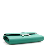 Hermes Epsom Lizard Constance Wallet To Go Vert Jade Vert Cypress