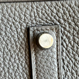 Hermes Birkin 35 Etain Togo Satchel Bag