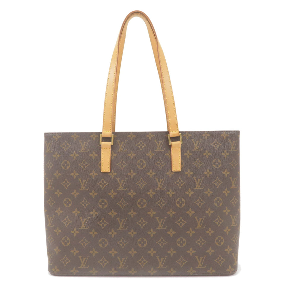 Louis Vuitton Monogram Luco Tote Bag Shoulder Bag Brown