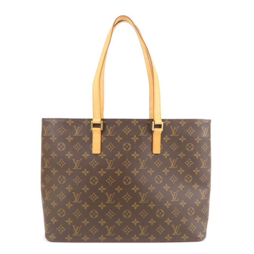 Louis Vuitton Monogram Luco Tote Bag Hand Bag Brown