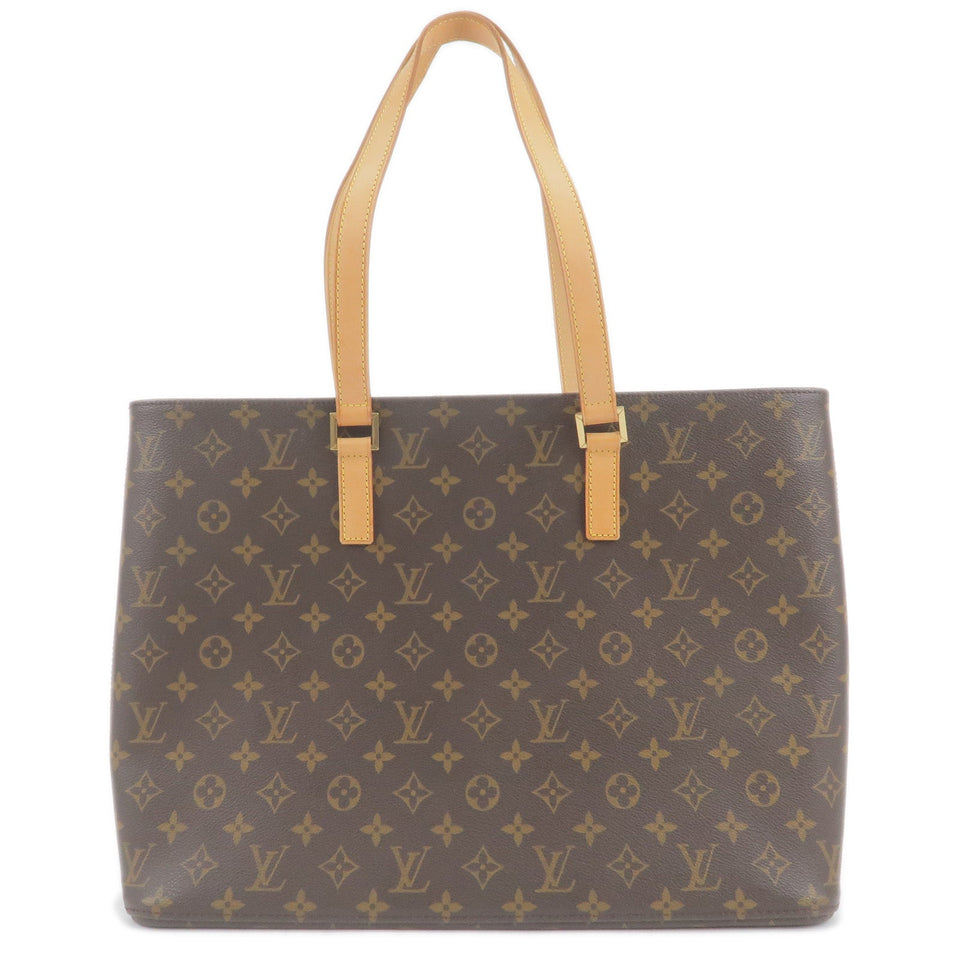 Louis Vuitton Monogram Luco Tote Bag Hand Bag Brown