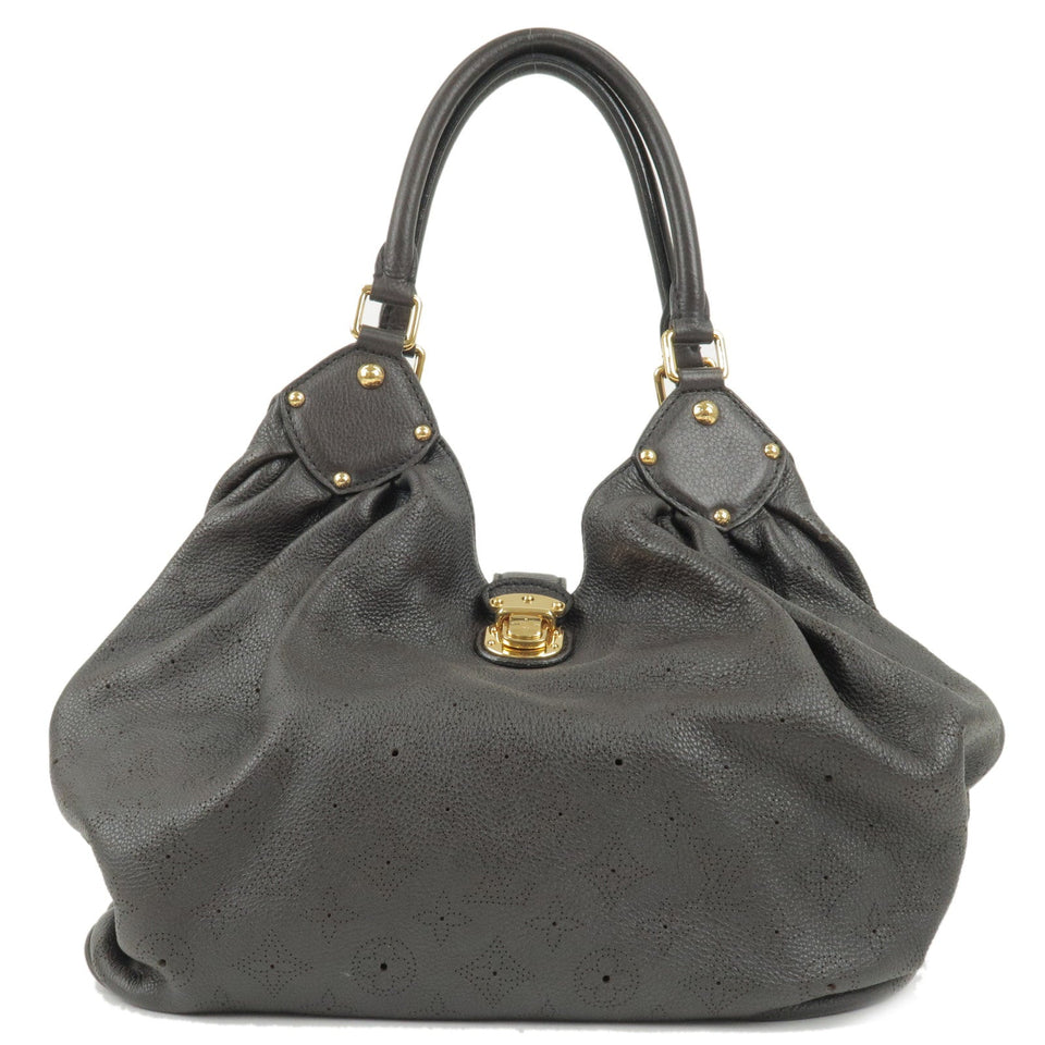 Louis Vuitton Monogram Mahina L Shoulder Bag Gris