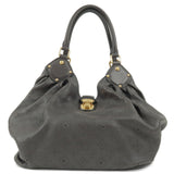 Louis Vuitton Monogram Mahina L Shoulder Bag Gris