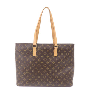 Louis Vuitton Monogram Luco Tote Bag Hand Bag Brown