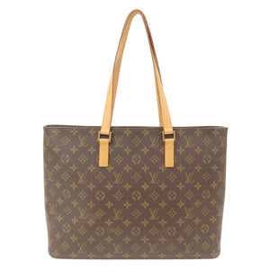 Louis Vuitton Monogram Luco Tote Bag Hand Bag Brown