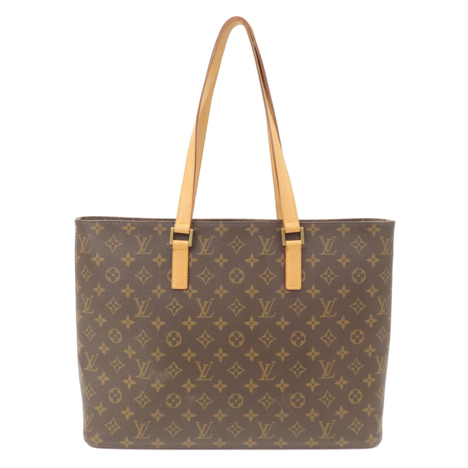 Louis Vuitton Monogram Luco Tote Bag Hand Bag Brown