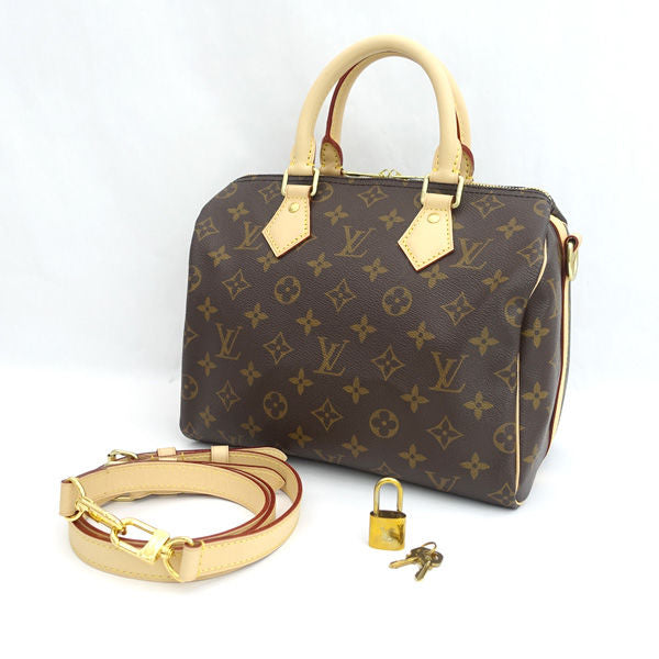 Louis Vuitton Monogram Speedy 25 Bandouliere Current Product  Shoulder