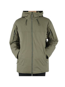 Luxury Burberry Men's Mesh Zip-Up Point Zip-Up Hoodie Khaki