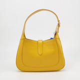 Gucci Jackie 1961 Yellow Leather Bag Small Shoulder Bag With Strap