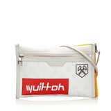 Louis Vuitton Double Flat Messenger Bag Monogram Antarctica