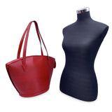 Louis Vuitton Red Epi Leather Saint Jacques Gm Tote Bag
