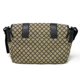 Gucci Shoulder Bag 374429 Diamante canvas x calf leather (embossed) beige Calfskin Black Crossbody Logo embossing Diamante Mesher Bag unisex(Unisex)